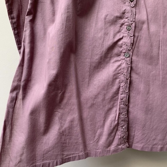 East pure cotton shirt size uk 8 long sleeves quilted - Picture 6 of 11